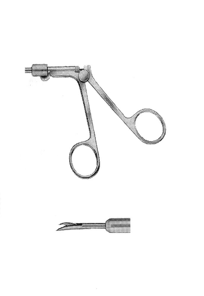 İZOLESİZ MAKAS P MODEL SAPLI  ÇAP : 5MM L:36CM